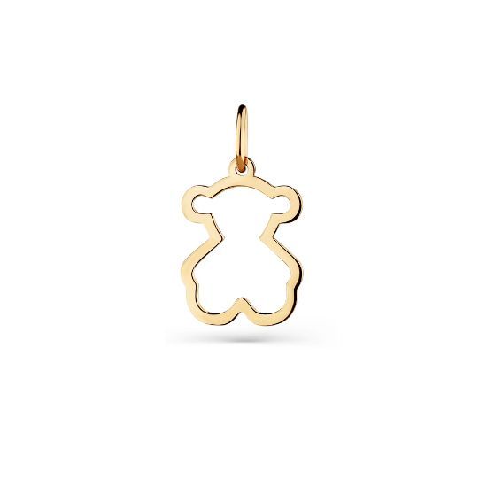 Изображение Золотая подвеска "Медвежонок"