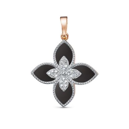 Изображение Золотая подвеска с ониксом