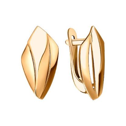 Изображение Золотые серьги 585 пробы