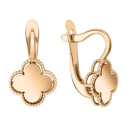 Изображение Золотые серьги 585 пробы