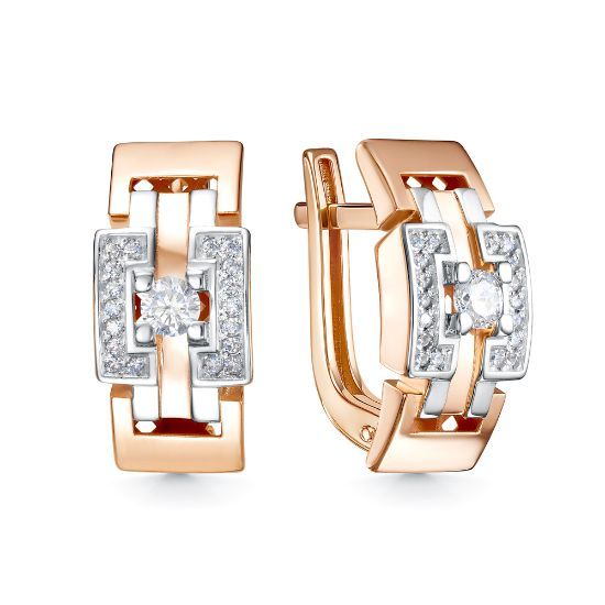 Изображение Золотые серьги 585 пробы