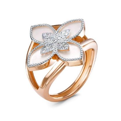 Изображение Золотое кольцо с перламутром