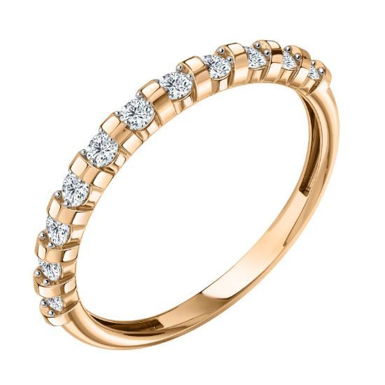 Изображение Золотое кольцо с фианитами