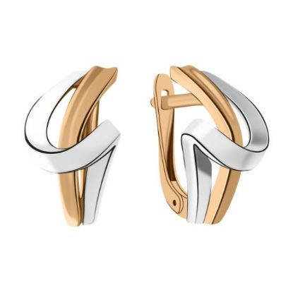Изображение Золотые серьги 585 пробы