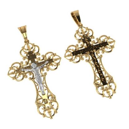 Изображение Золотой крест 585 пробы