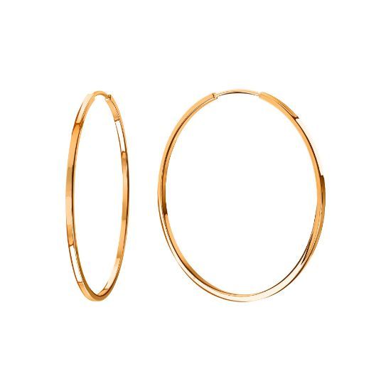 Изображение Золотые серьги-конго 585 пробы