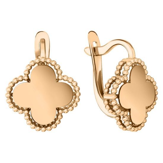 Изображение Золотые серьги 585 пробы