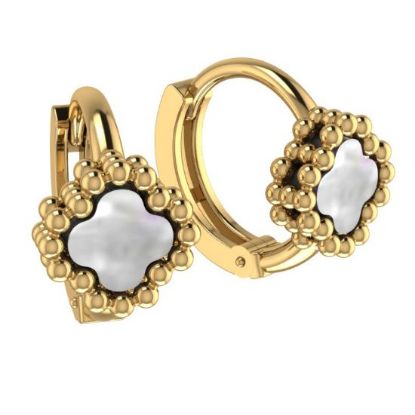 Изображение Золотые серьги-конго 585 пробы