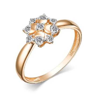 Изображение Золотое кольцо с бриллиантами