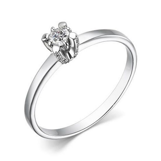 Изображение Золотое кольцо с бриллиантами