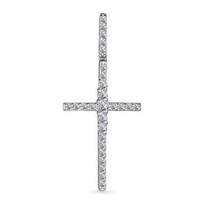 Изображение Золотой крест с бриллиантами