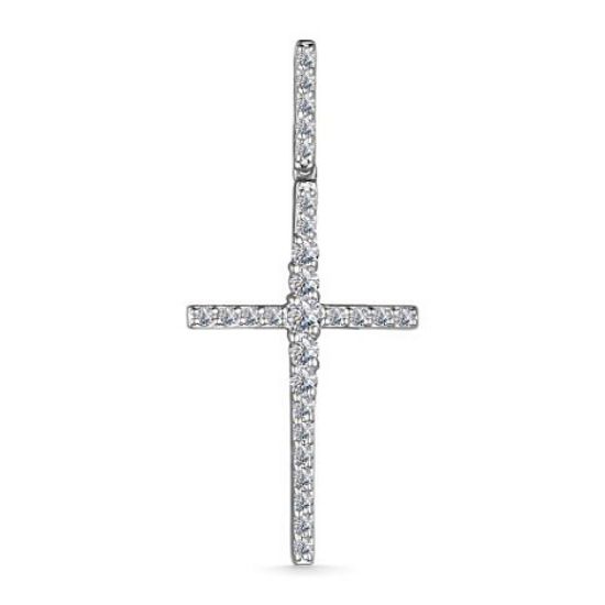 Изображение Золотой крест с бриллиантами