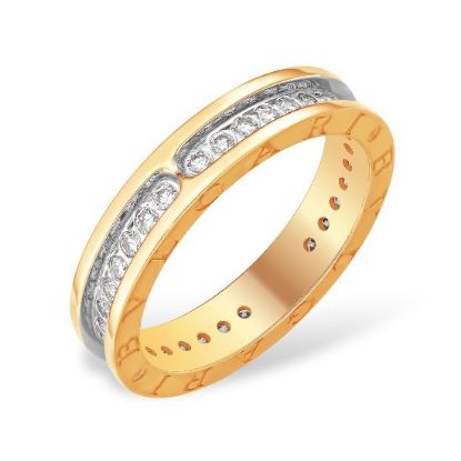 Изображение Золотое кольцо с бриллиантами