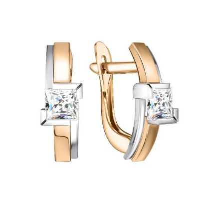 Изображение Золотые серьги 585 пробы