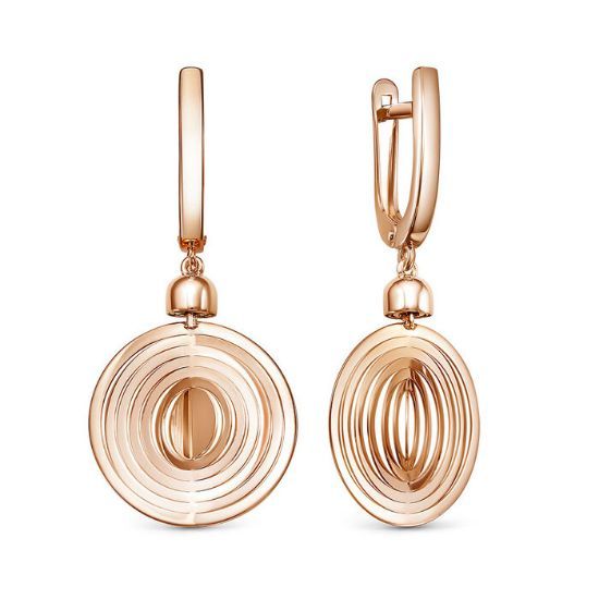 Изображение Золотые серьги 585 пробы