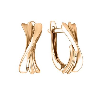 Изображение Золотые серьги 585 пробы