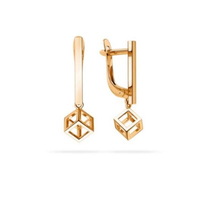 Изображение Золотые серьги 585 пробы