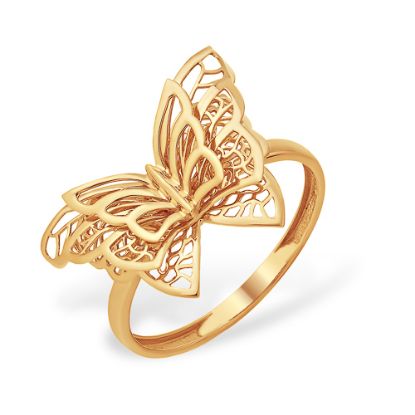 Изображение Золотое кольцо "Бабочка"
