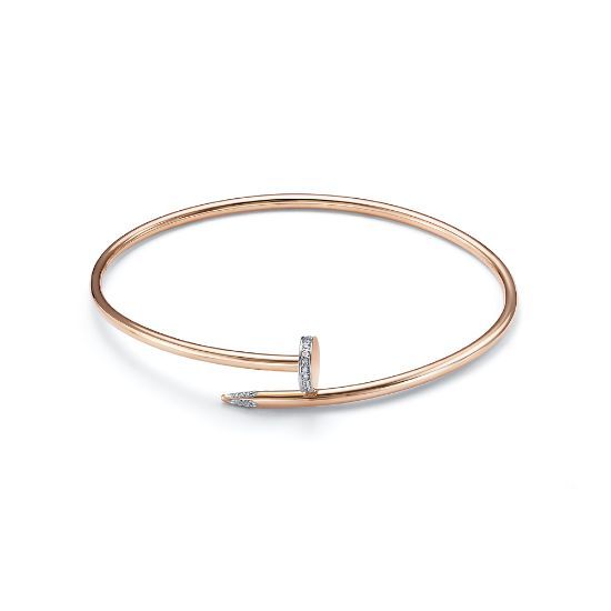 Изображение Золотой браслет "Гвоздь"