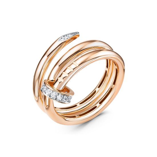 Изображение Золотое кольцо "Гвоздь"