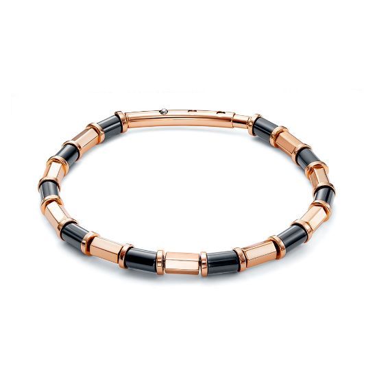 Изображение Золотой браслет с ониксом