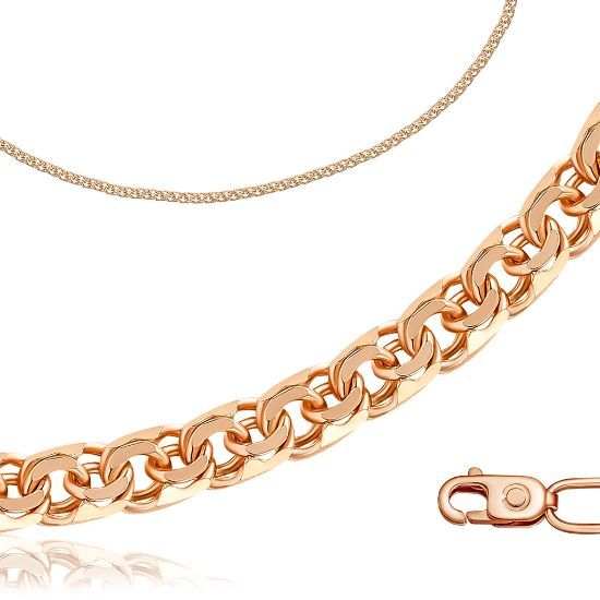 Изображение Золотая цепочка ручной работы