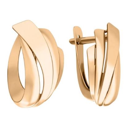 Изображение Золотые серьги 585 пробы