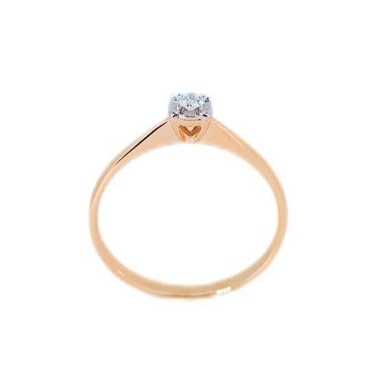 Изображение Золотое кольцо с бриллиантом