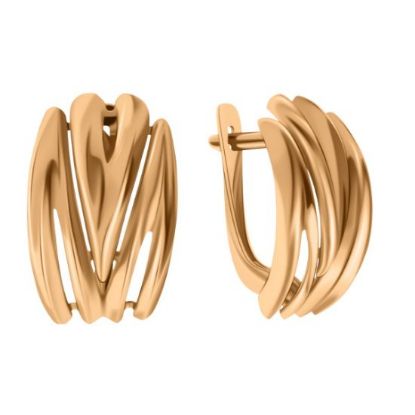 Изображение Золотые серьги 585 пробы