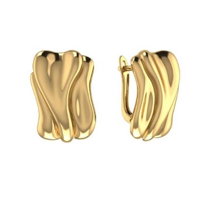 Изображение Золотые серьги 585 пробы