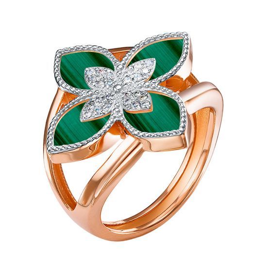 Изображение Золотое кольцо с малахитом