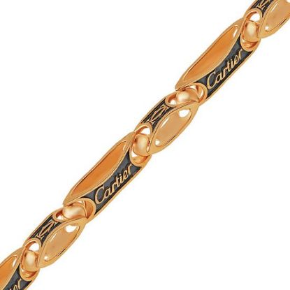 Изображение Золотой мужской браслет 585 пробы