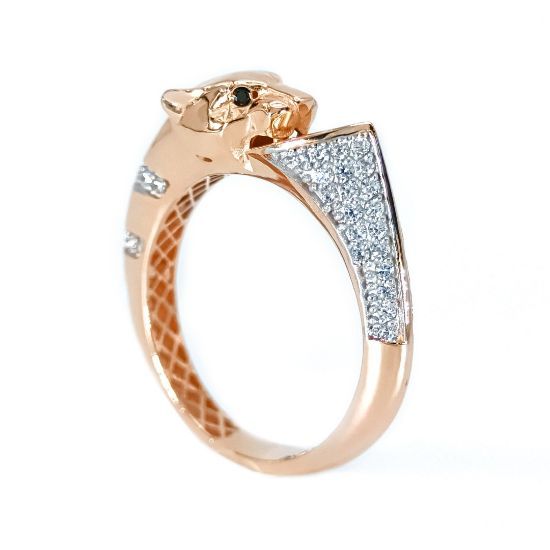 Изображение Золотое кольцо "Пантера"