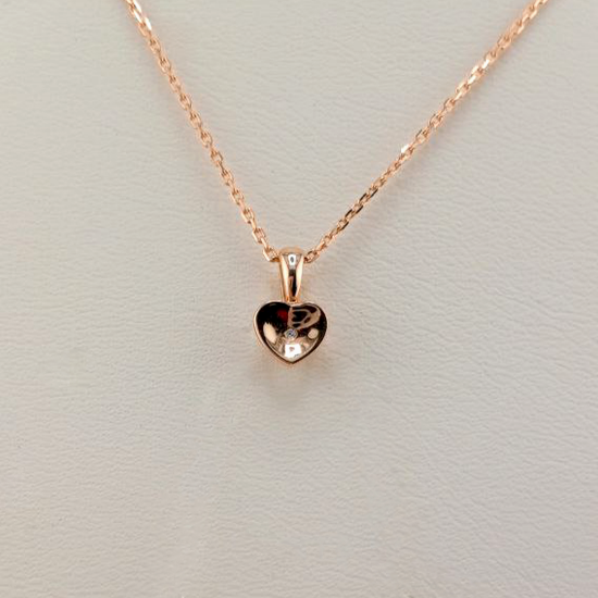 Изображение Подвеска с бриллиантом "Сердечко"