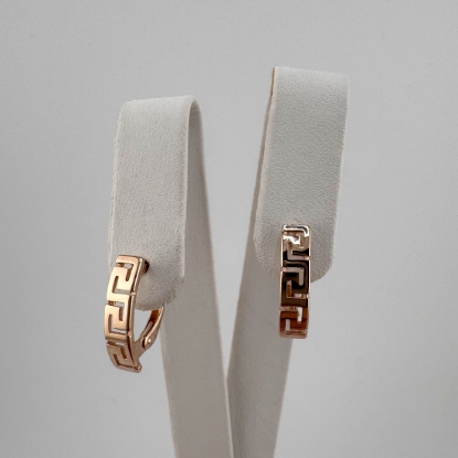 Изображение Золотые серьги 375 пробы