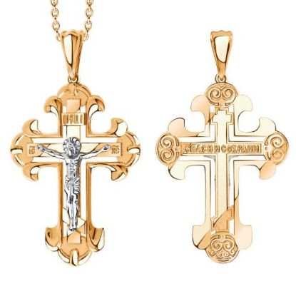 Изображение Золотой крестик 585 пробы