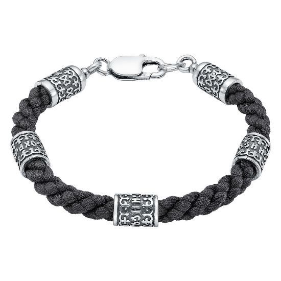 Изображение Браслет мужской 925 пробы