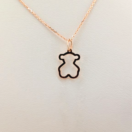 Изображение Золотая подвеска "Медвежонок"