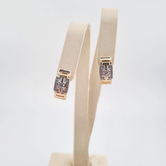 Изображение Золотые серьги 585 пробы