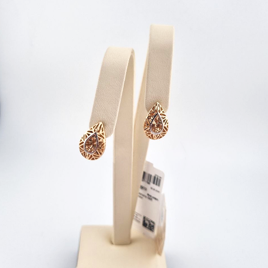 Изображение Золотые серьги 585 пробы