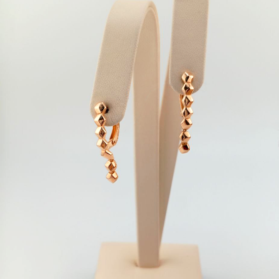 Изображение Золотые серьги 585 пробы