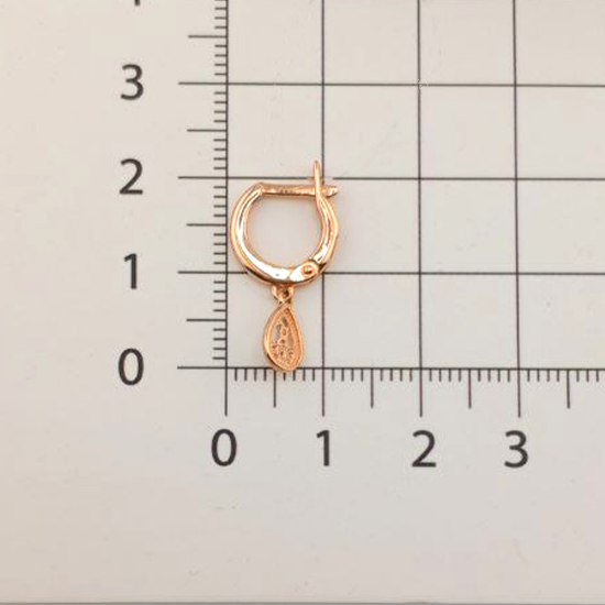 Изображение Золотые серьги 585 пробы