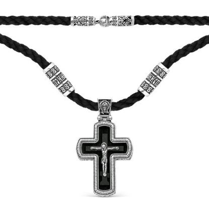 Изображение Крест на дереве серебряный