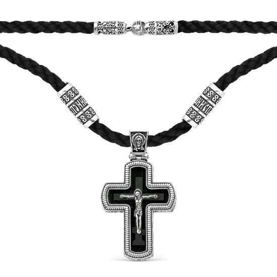 Изображение Крест на дереве серебряный