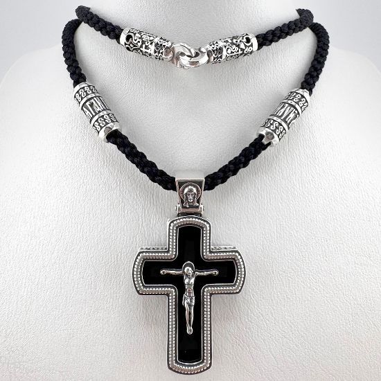 Изображение Крест на дереве серебряный