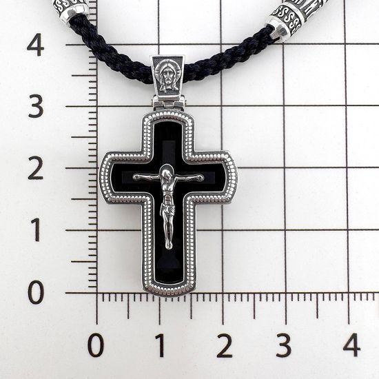 Изображение Крест на дереве серебряный