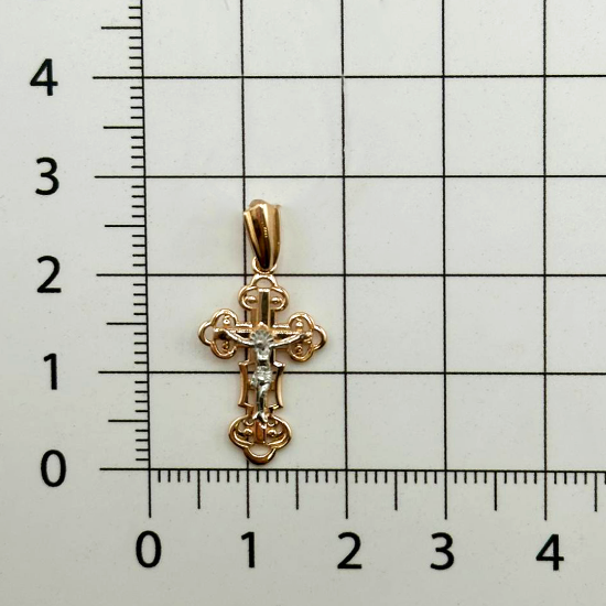 Изображение Золотой крестик 585 проба