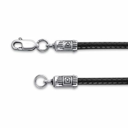 Изображение Гайтан шелк с серебром 55см