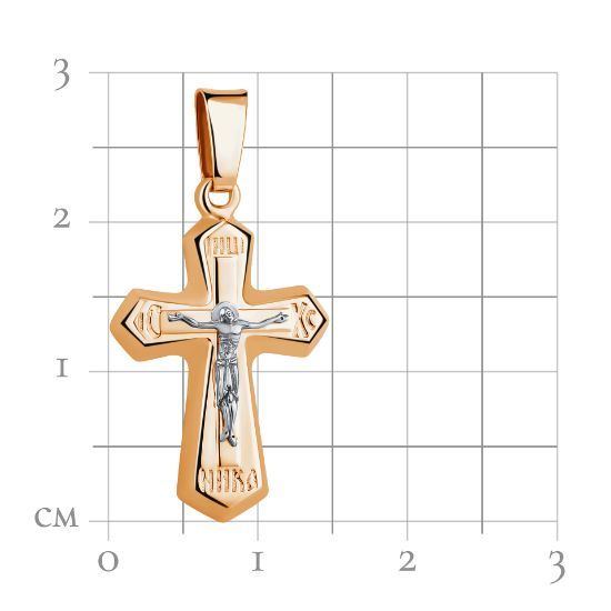 Изображение Золотой крестик 585 пробы
