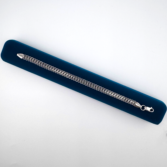 Изображение Серебряный браслет "Питон"